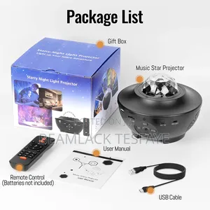 Starry Galaxy Projector Light