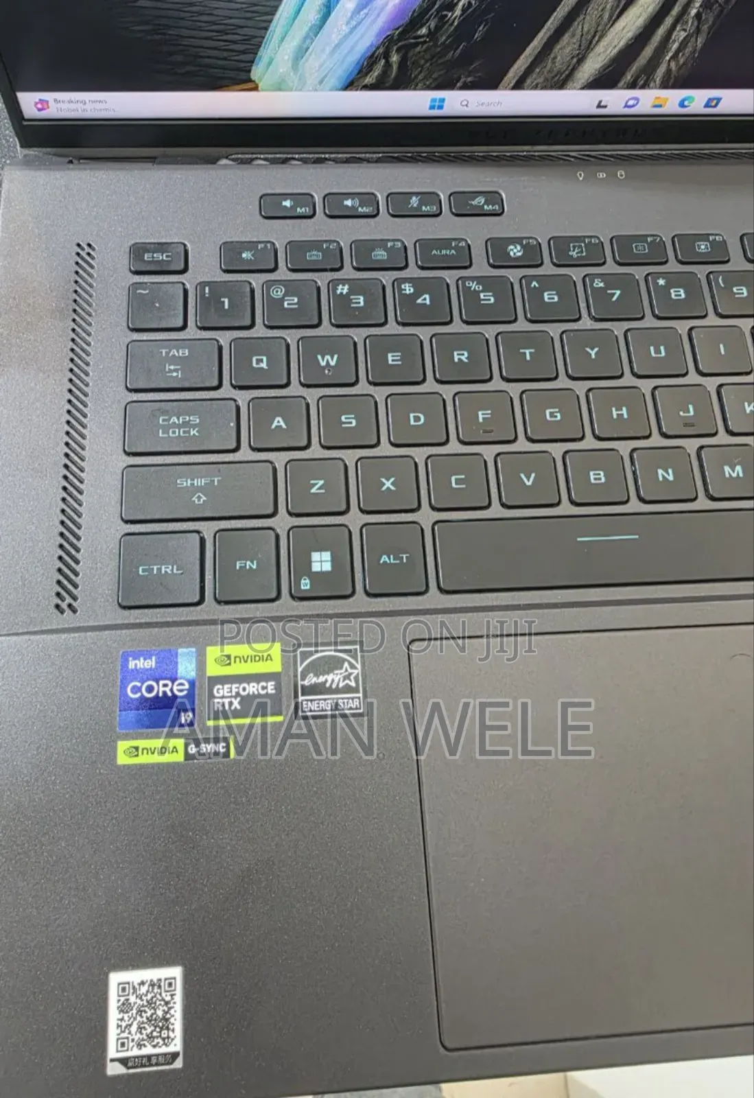 New Laptop Asus ROG Zephyrus G15 16GB Intel Core I9 SSD 1T