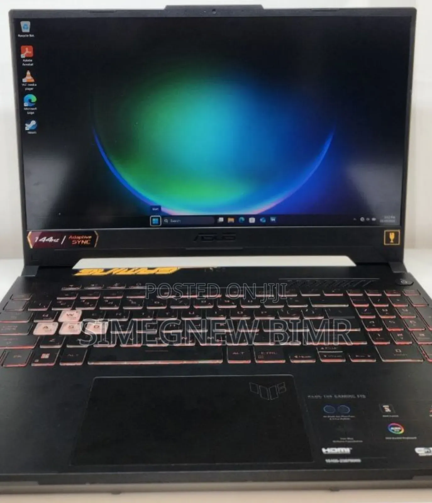 New Laptop Asus TUF Dash F15 16GB Intel Core i7 SSD 512GB