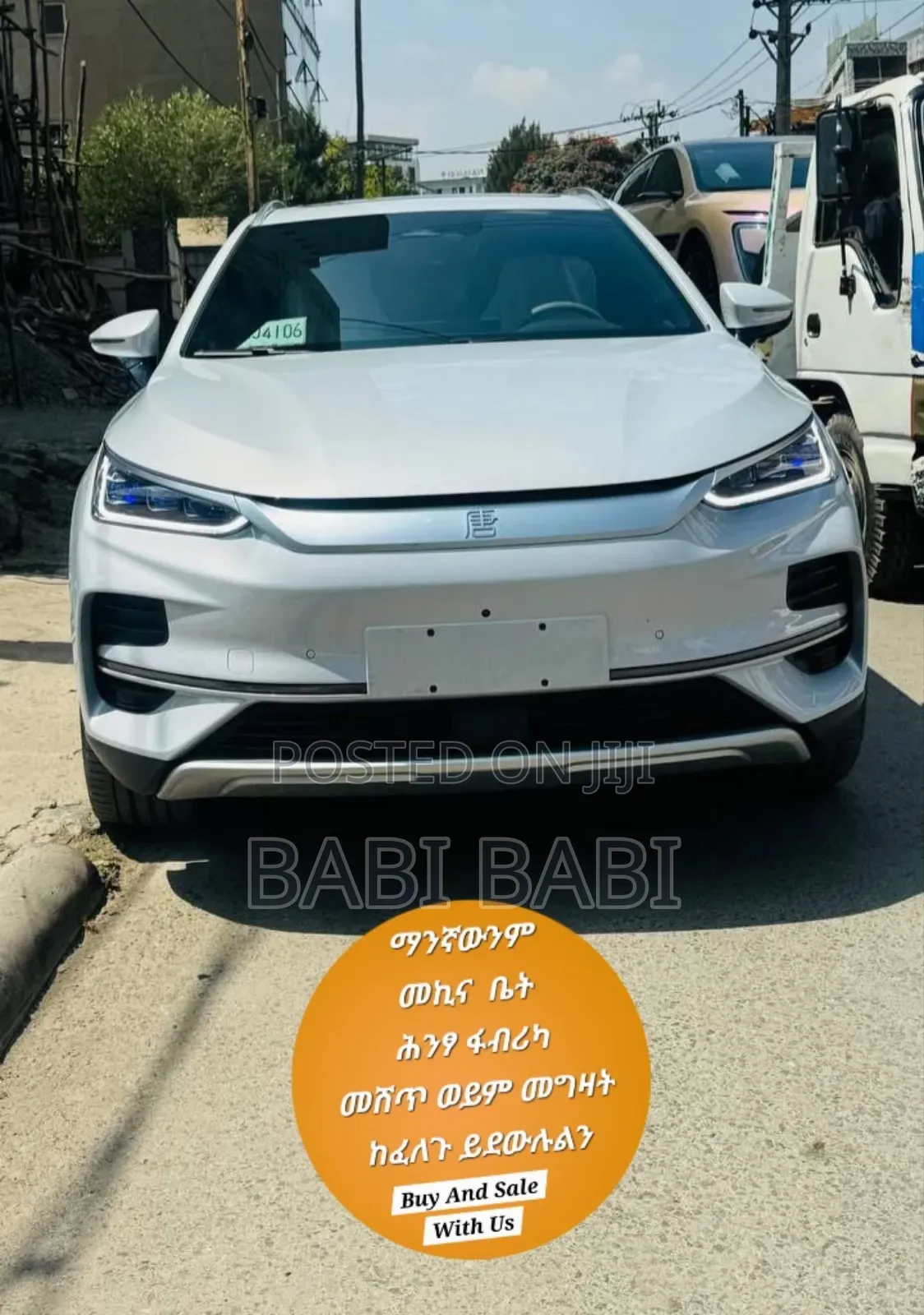 New BYD Tang EV 2024 White