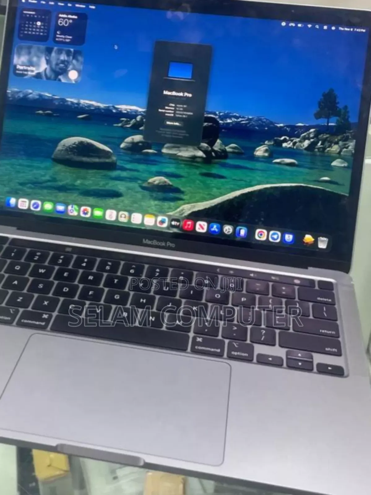 New Laptop Apple MacBook Pro M1 16GB Apple M1 SSD 256GB
