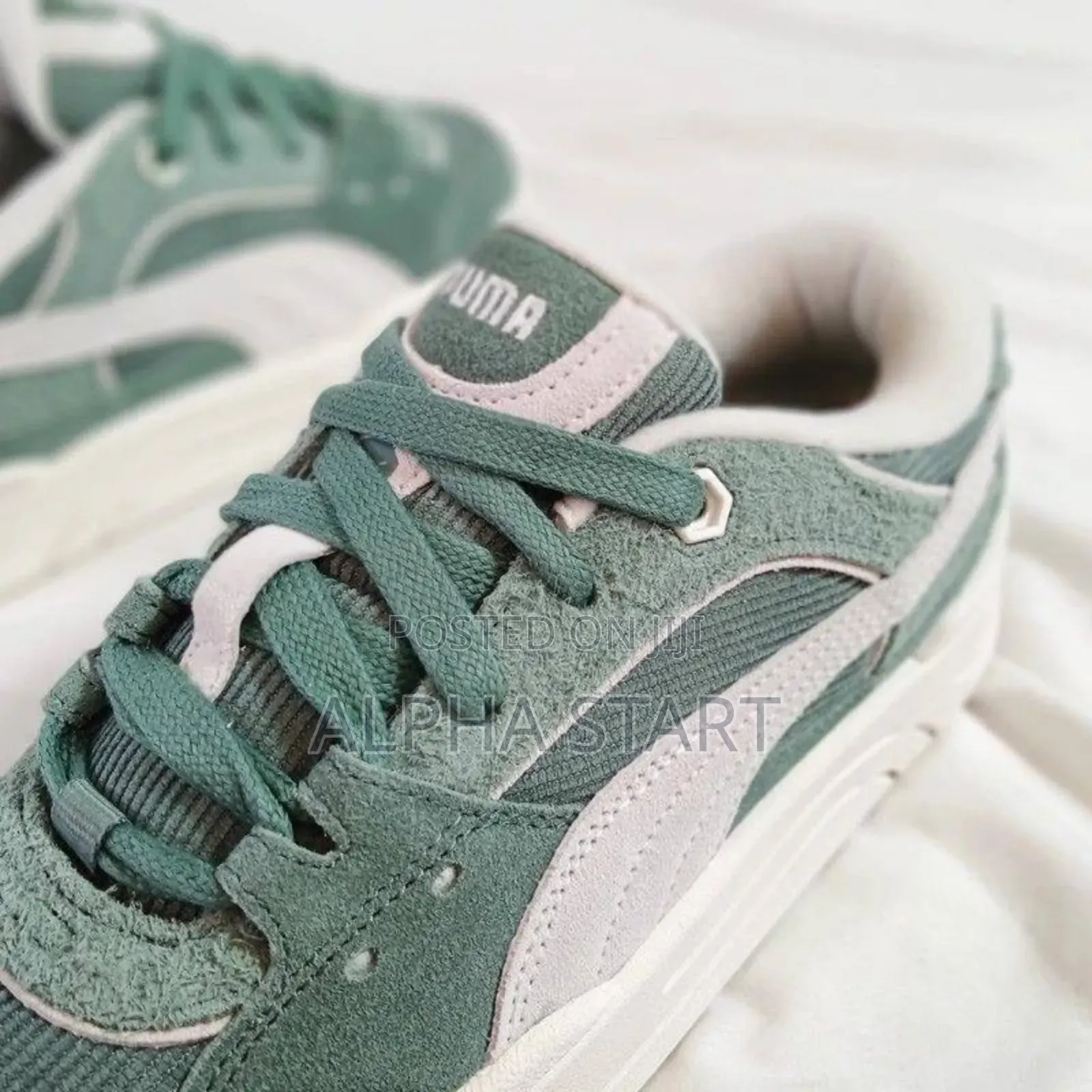  Puma- 180 Corduroy Green Sneakers 
 
Size #40_43