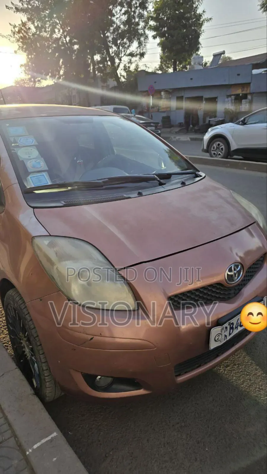Toyota Yaris 2008 Orange