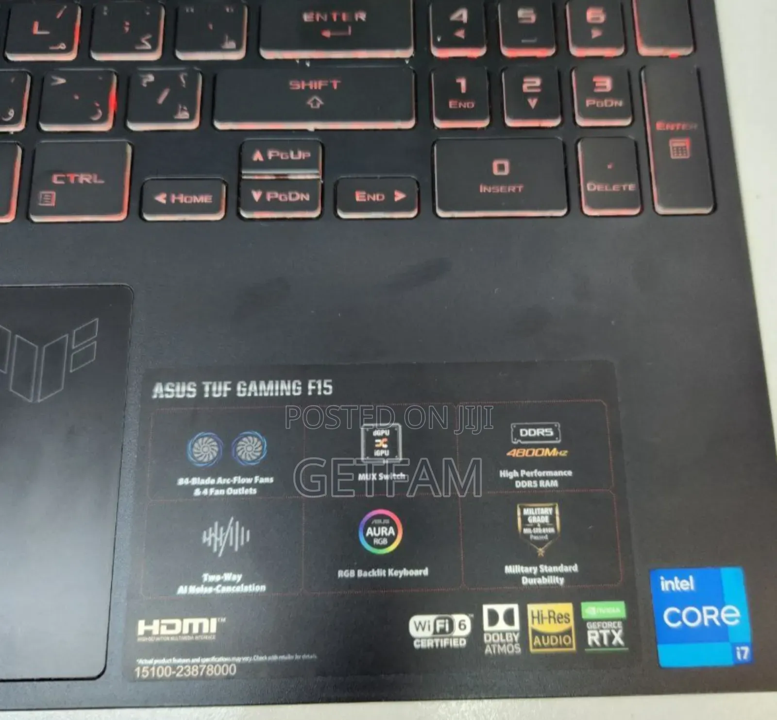 New Laptop Asus TUF Gaming A15 16GB Intel Core I7 SSD 512GB