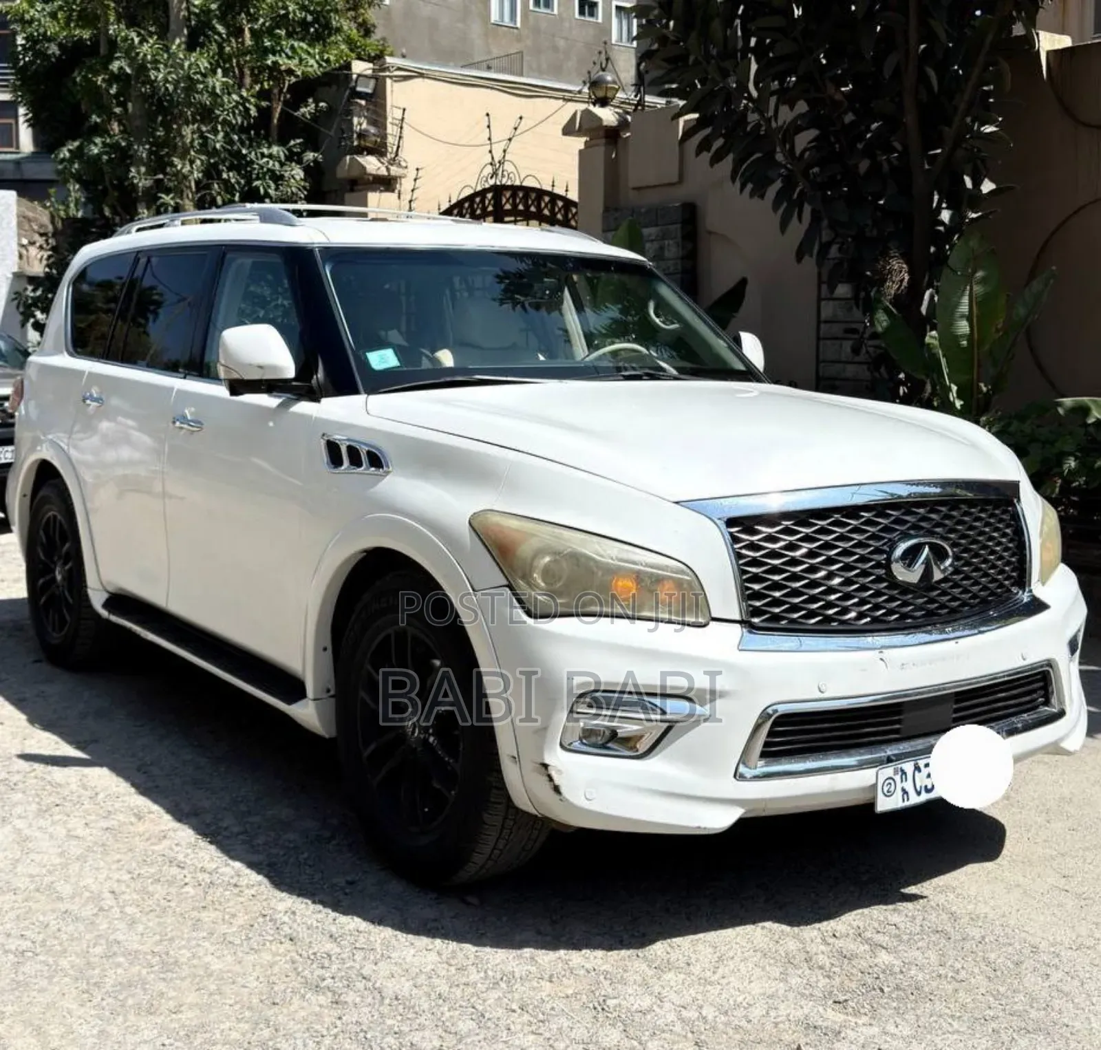 Infiniti QX80 2014 White