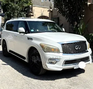 Infiniti QX80 2014 White