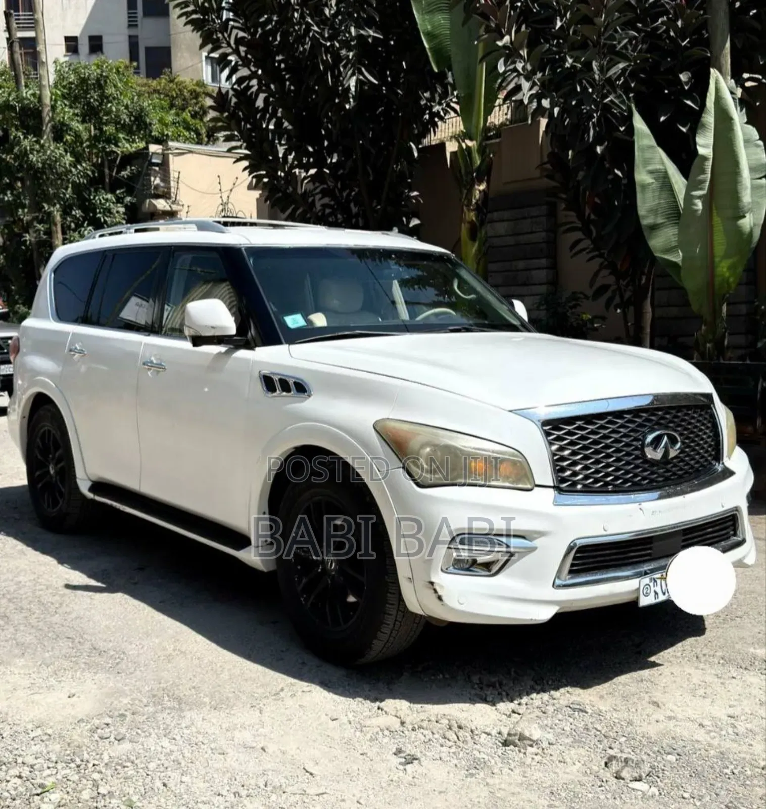 Infiniti QX80 2014 White