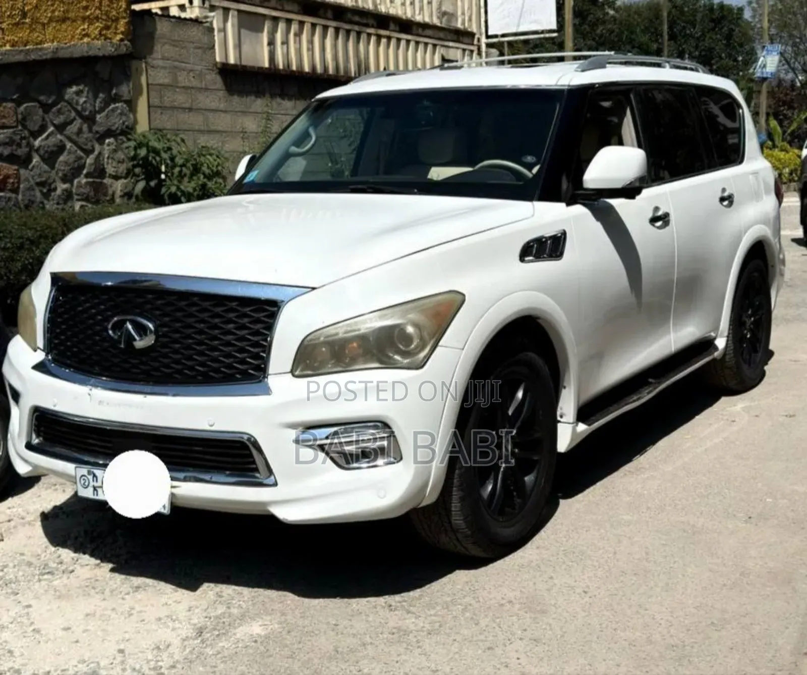 Infiniti QX80 2014 White