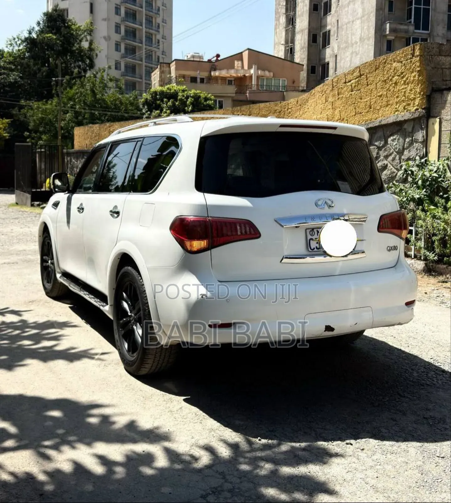 Infiniti QX80 2014 White