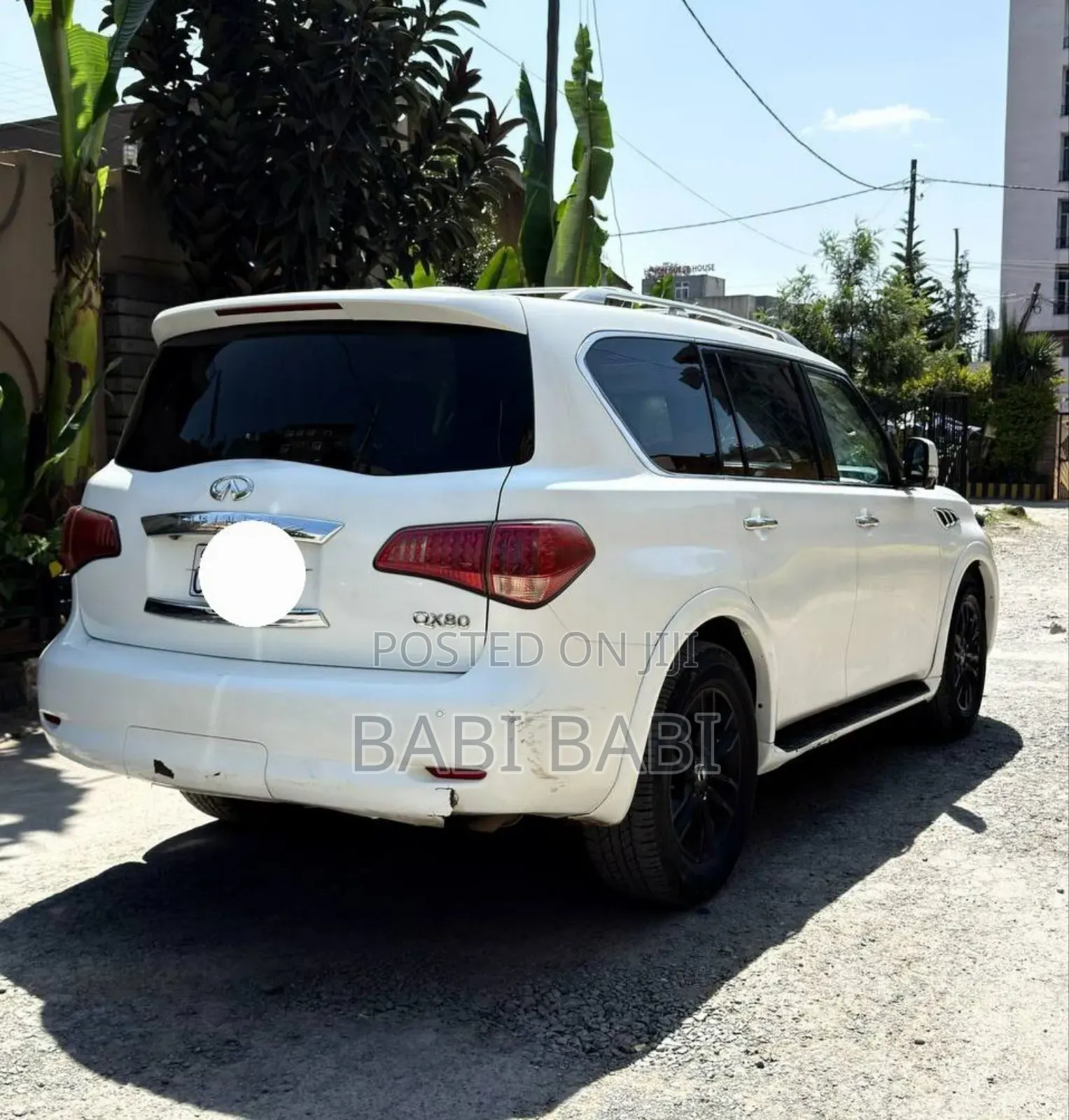 Infiniti QX80 2014 White