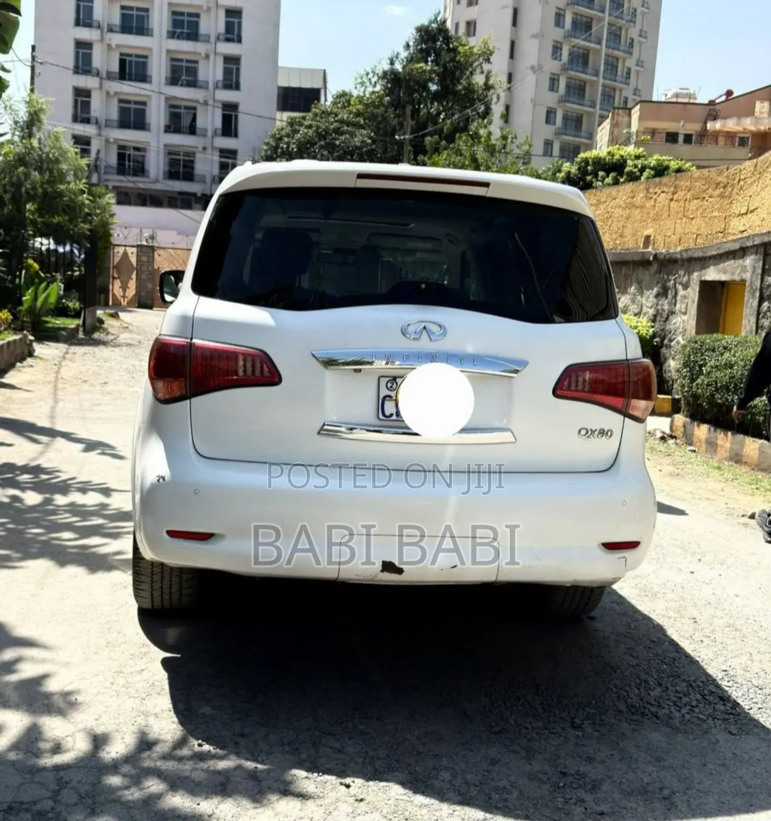 Infiniti QX80 2014 White