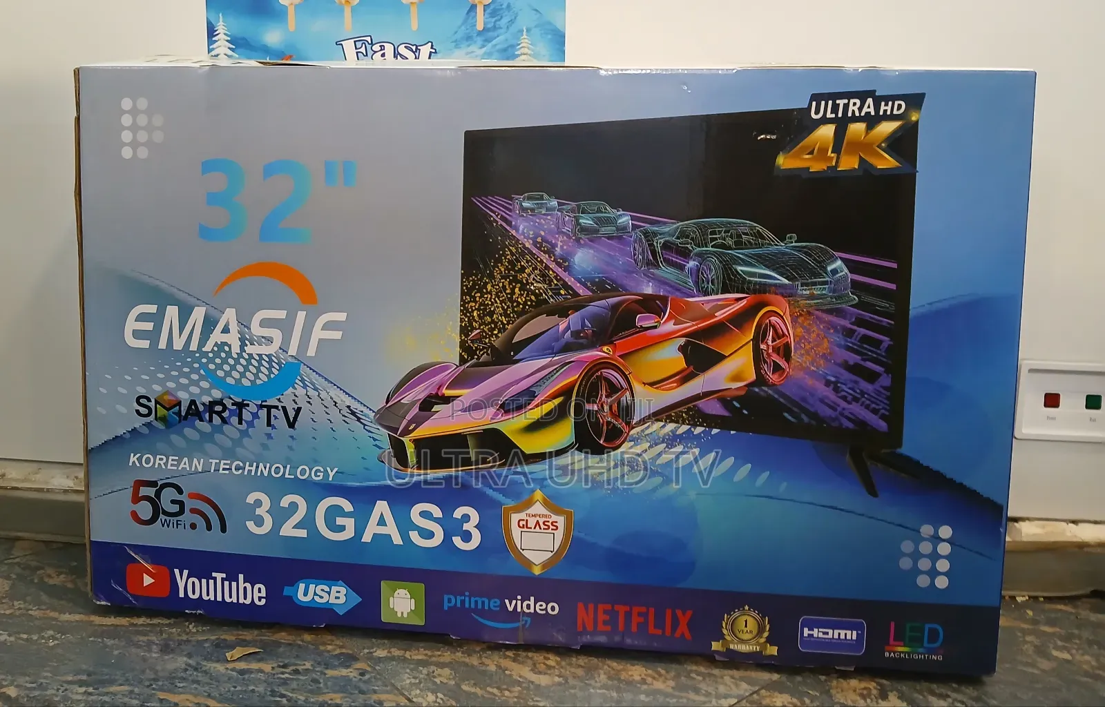 Emaslf 32 Inch Smart Android Tv New Arrival 2025 Youtube Wifi