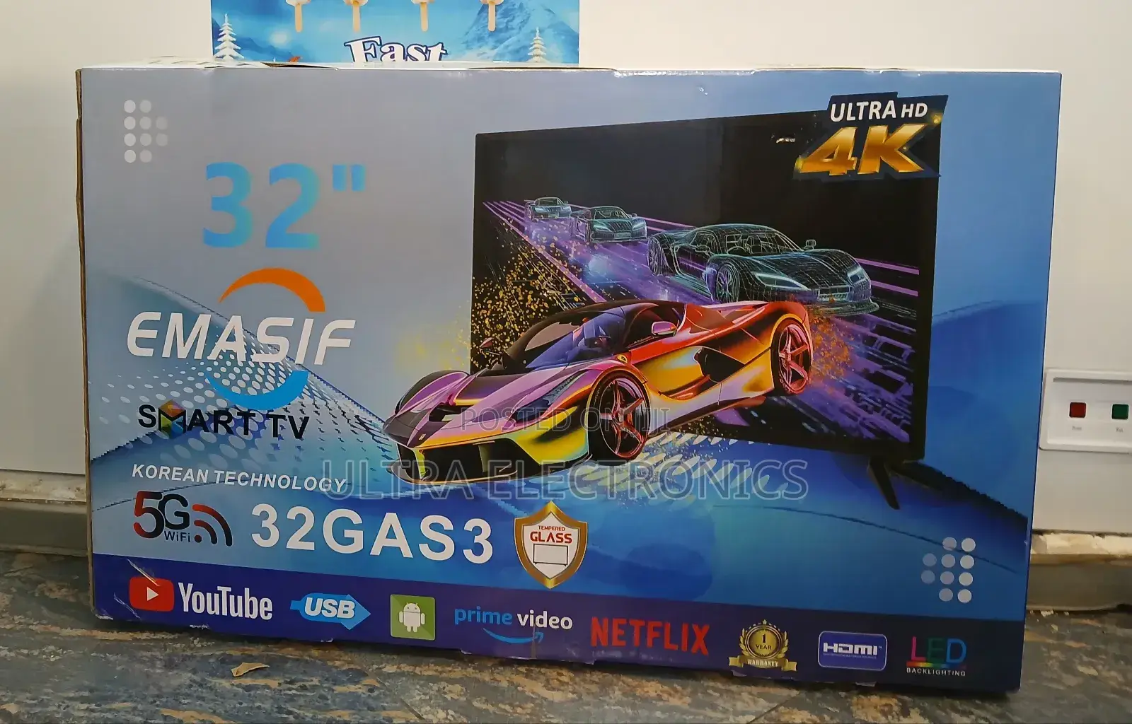Emaslf 32 Inch Smart Android Tv New Arrival 2025 Youtube Wifi
