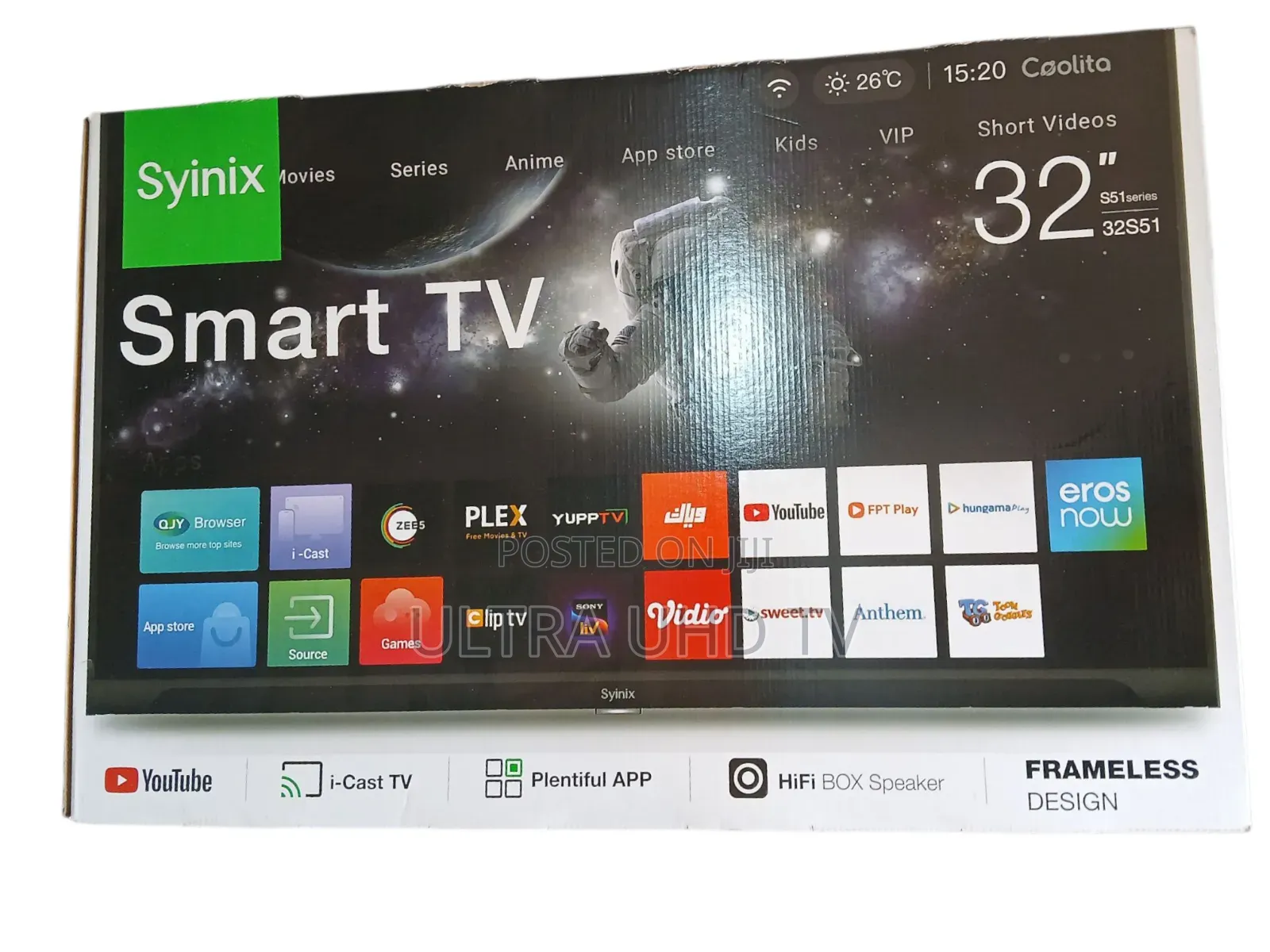 Syinix 32 Inch Smart Android Tv New