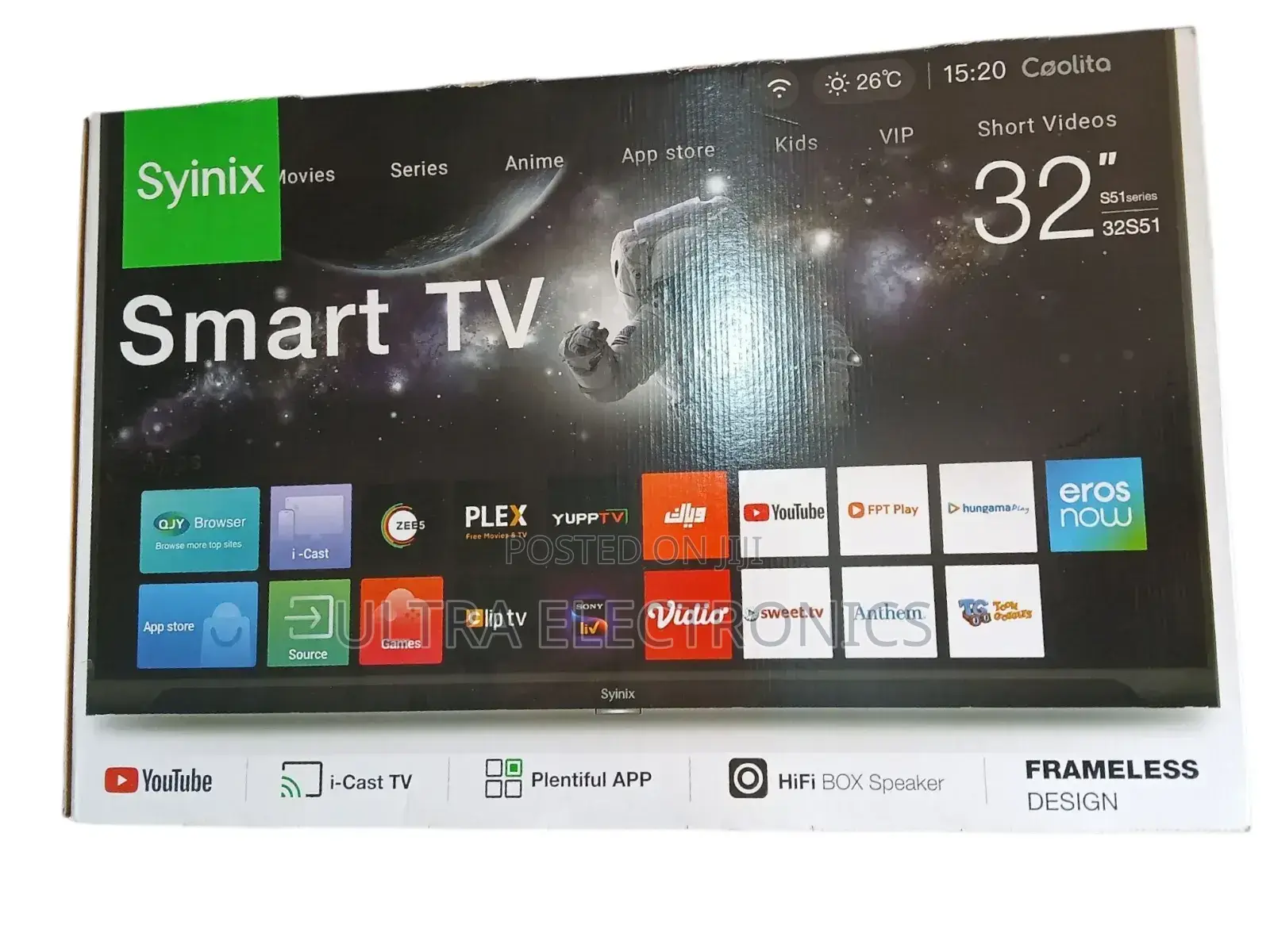 Syinix 32 Inch Smart Android Tv New