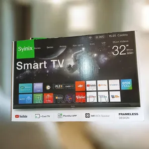 Syinix 32 Inch Smart Android Tv New Earphone Out 3 Year Warranty