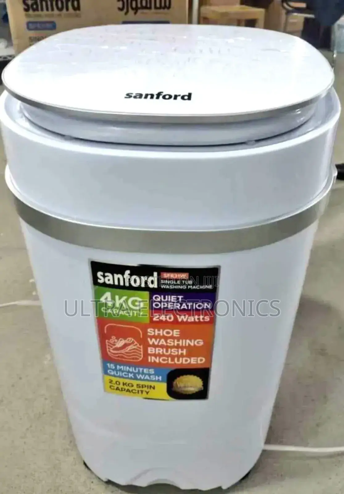 Sanford 4kg Mini Washing Machine ሳንፎርድ ማጠቢያ ማሽን