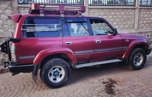 Toyota Land Cruiser 1992 Red
