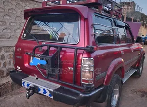 Toyota Land Cruiser 1992 Red