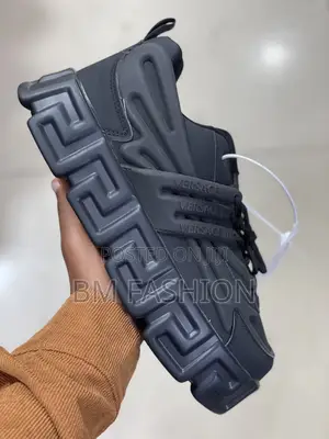 Black Versace Trigreca Sneakers