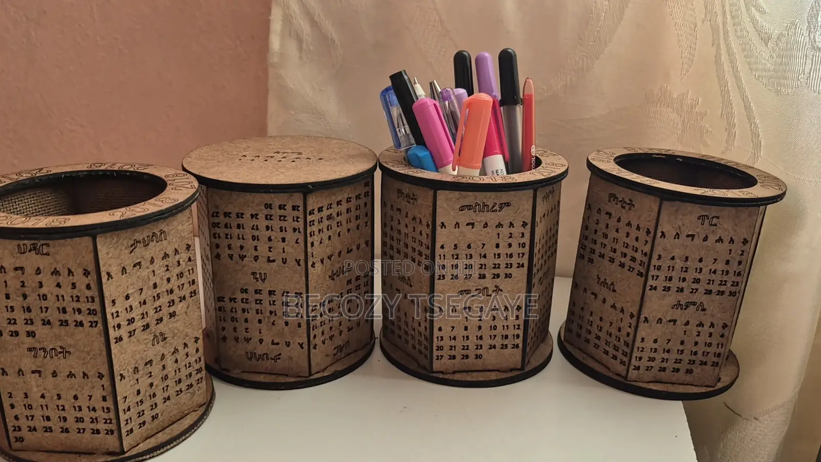 2018 Calander Pen Holder