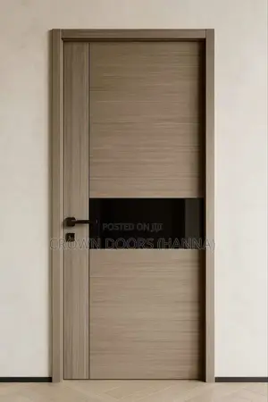 ክራውን ከእንጨት ፋይበር ፣ ከተፈጥሮ ድንጋይ እና ኮምፖዚት የተሠሩ በሮች