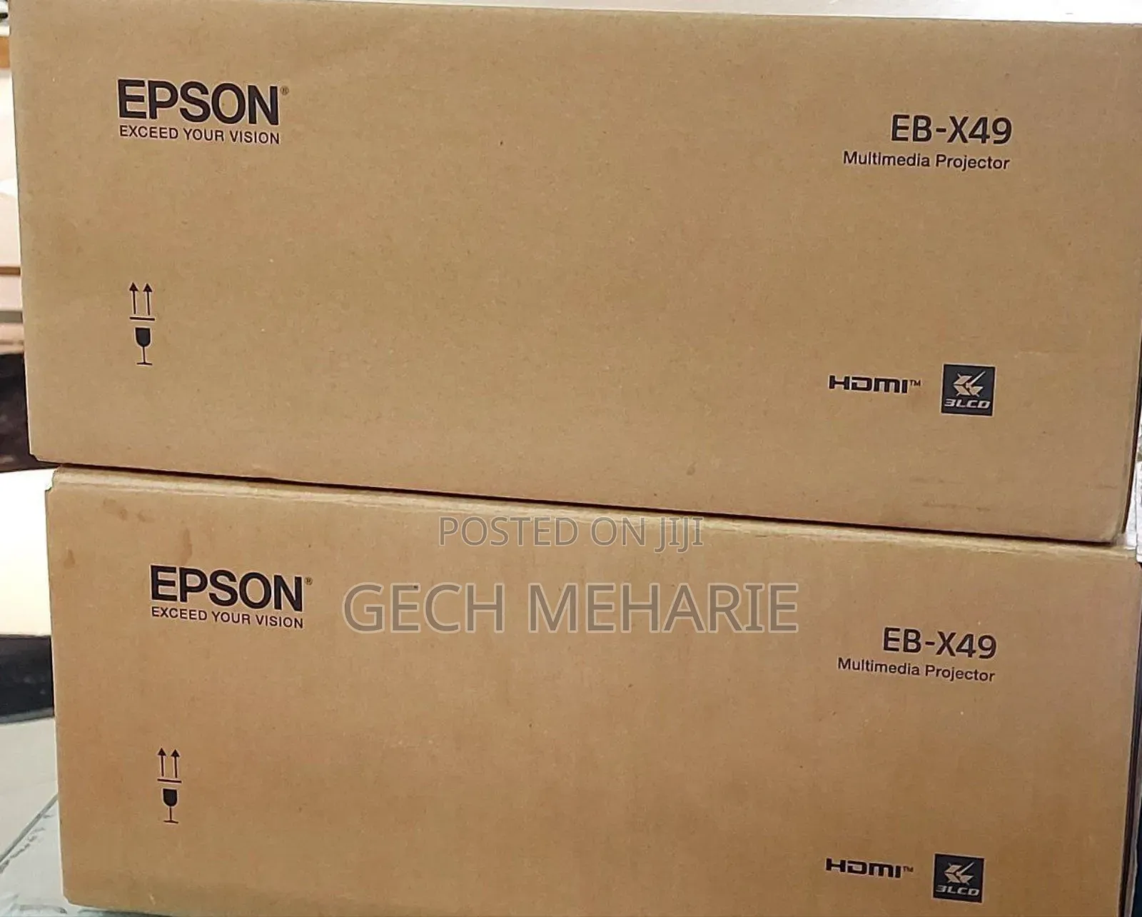 Brand New Epson Eb-X49 Projector 
Technology: 3lcd