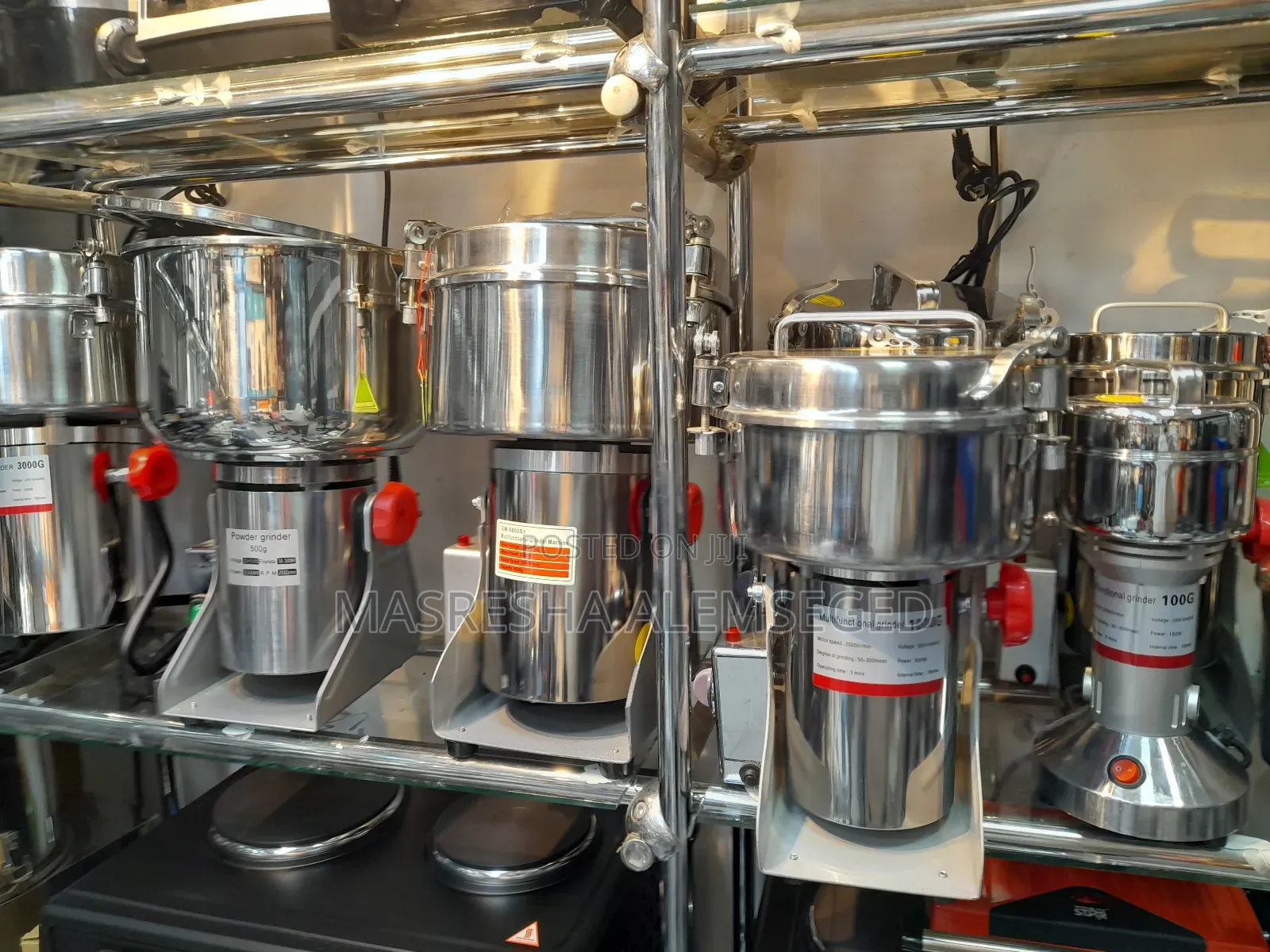 የተለያዩ ቅመማቅመም መፍጫ