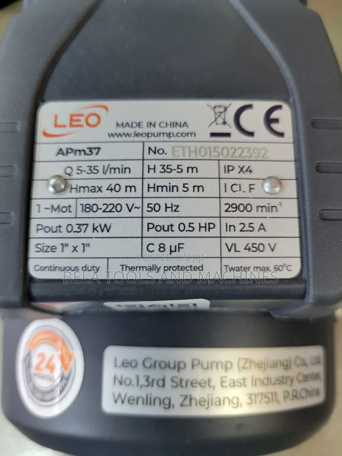 High Quality Leo Water Pump 0.5hp Apm37 Europe Standard