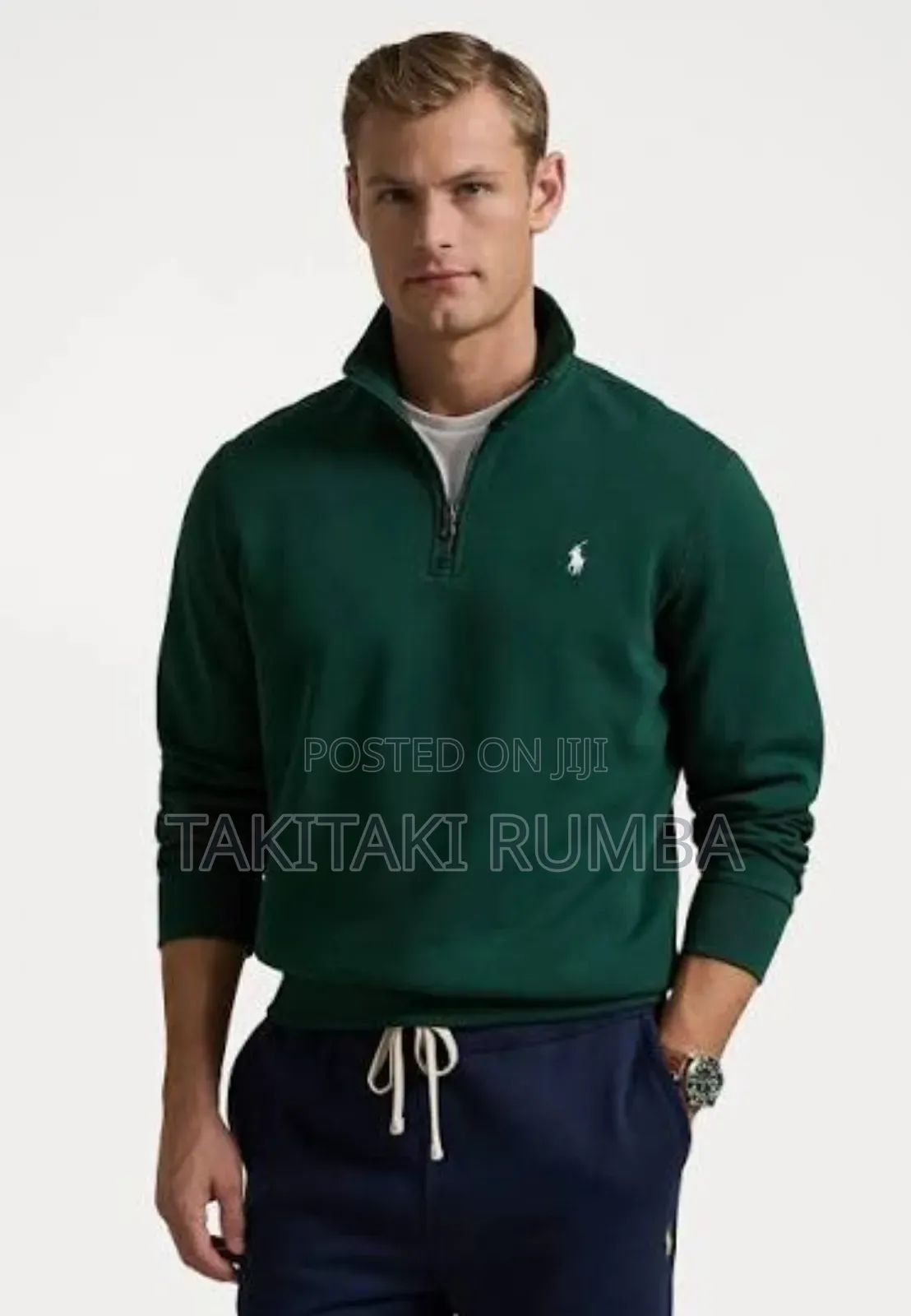 Original Polo Ralph Lauren Half-Zip Sweatshirt Old Money