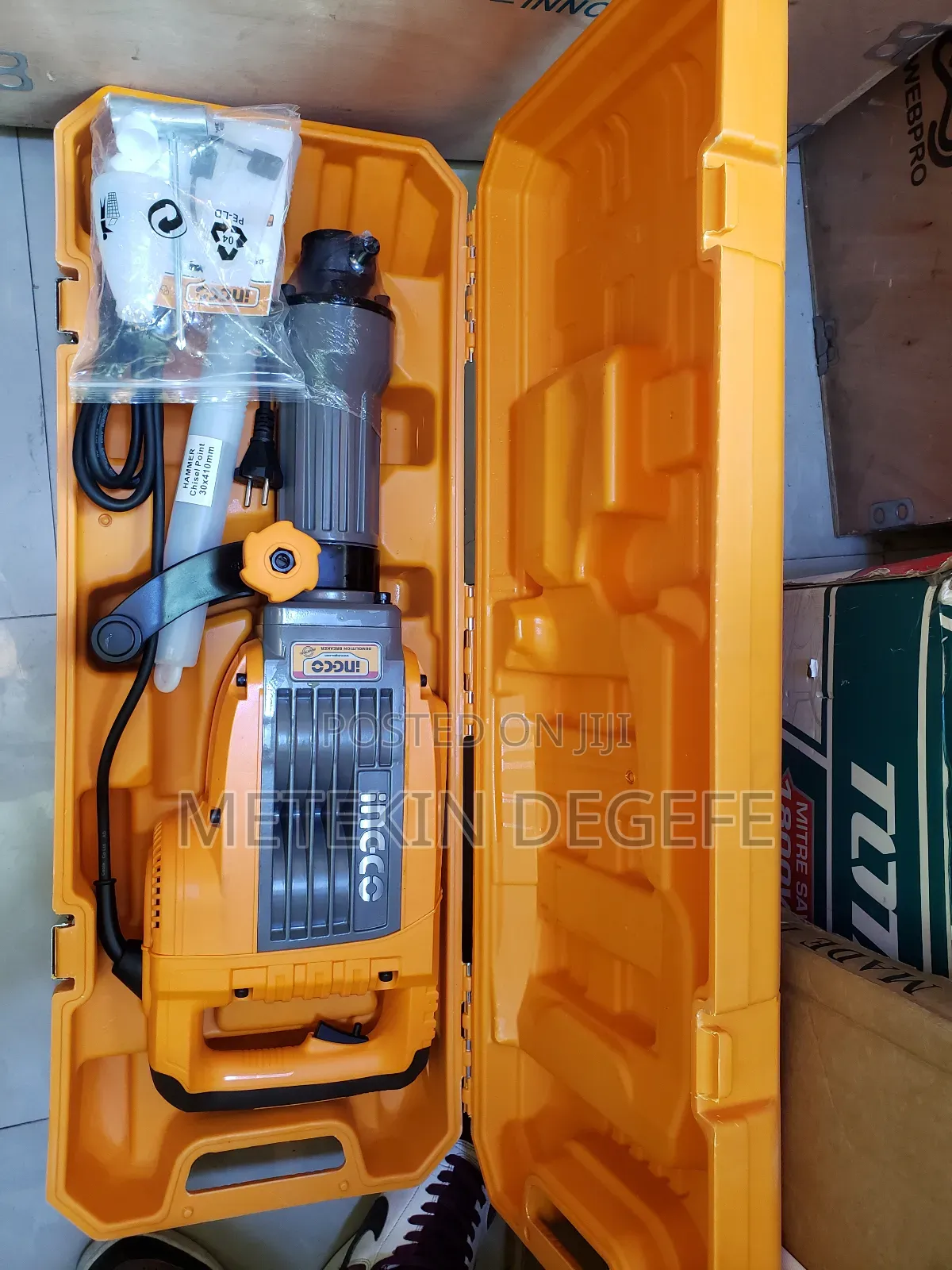 Incco Hammer Chisel Point (ድንጋይ መፍለጫ)