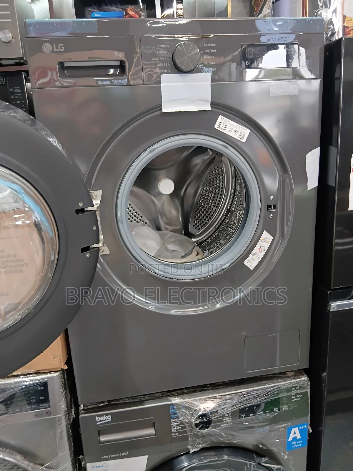  Lg 8kg Automatic Washing Machine — Smart Cleaning, Powerful 