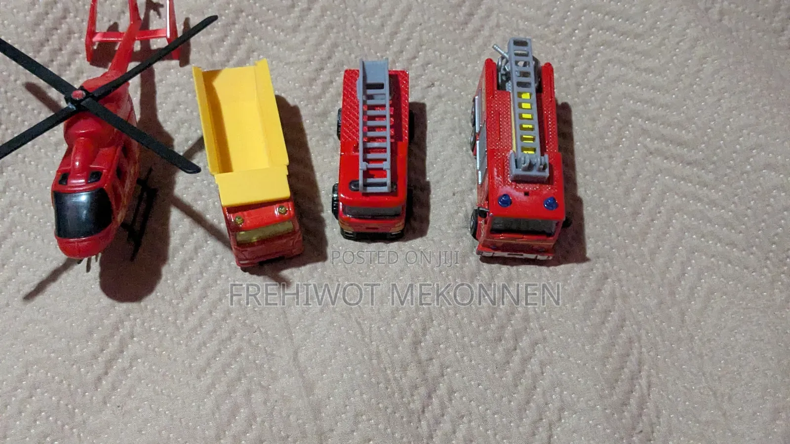 4pcs Fire Trucks Toys