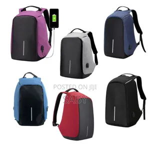 Anti-Theft Backpack With Usb Charging Port