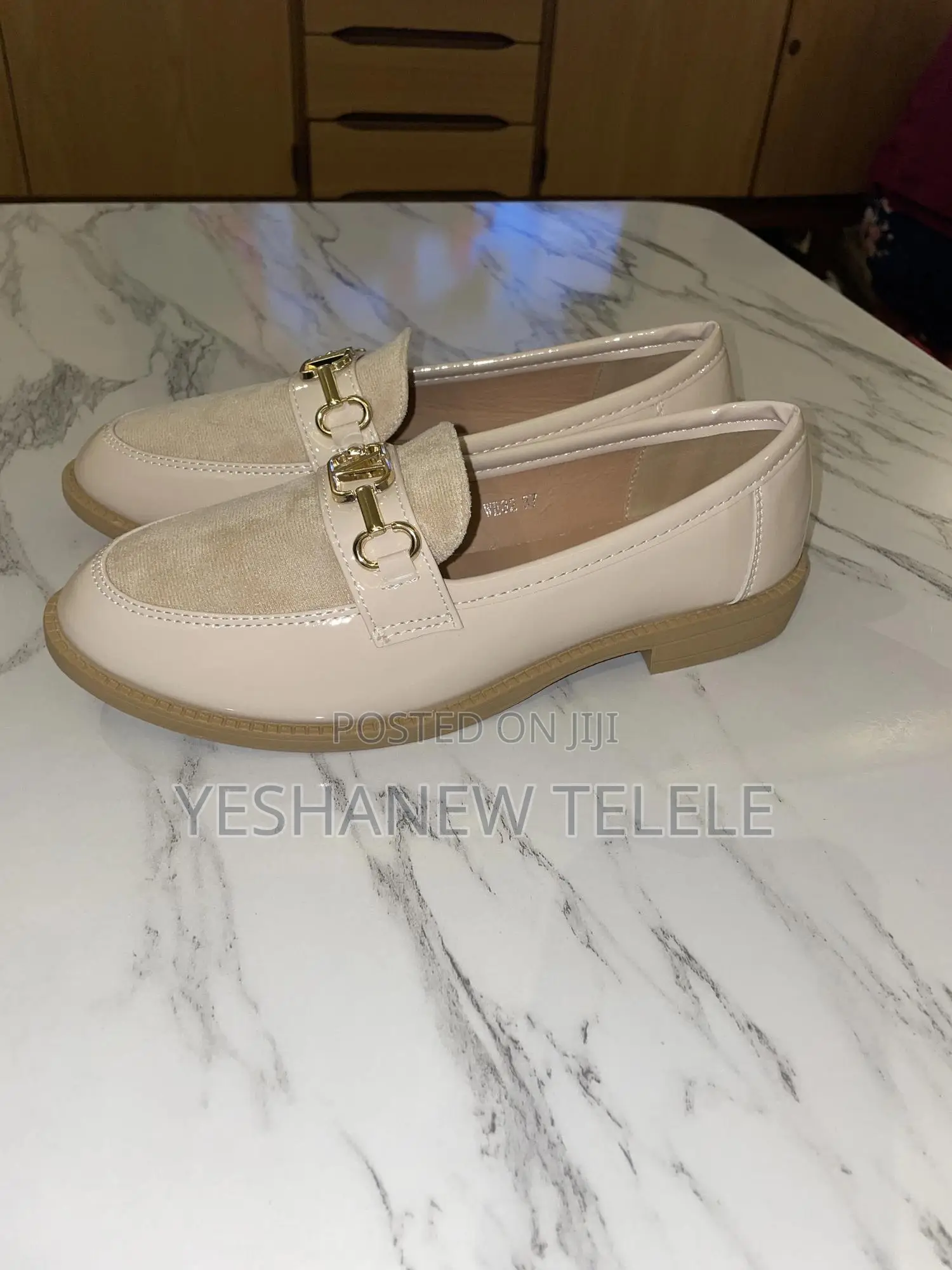 Classic Beige Women’S Loafers