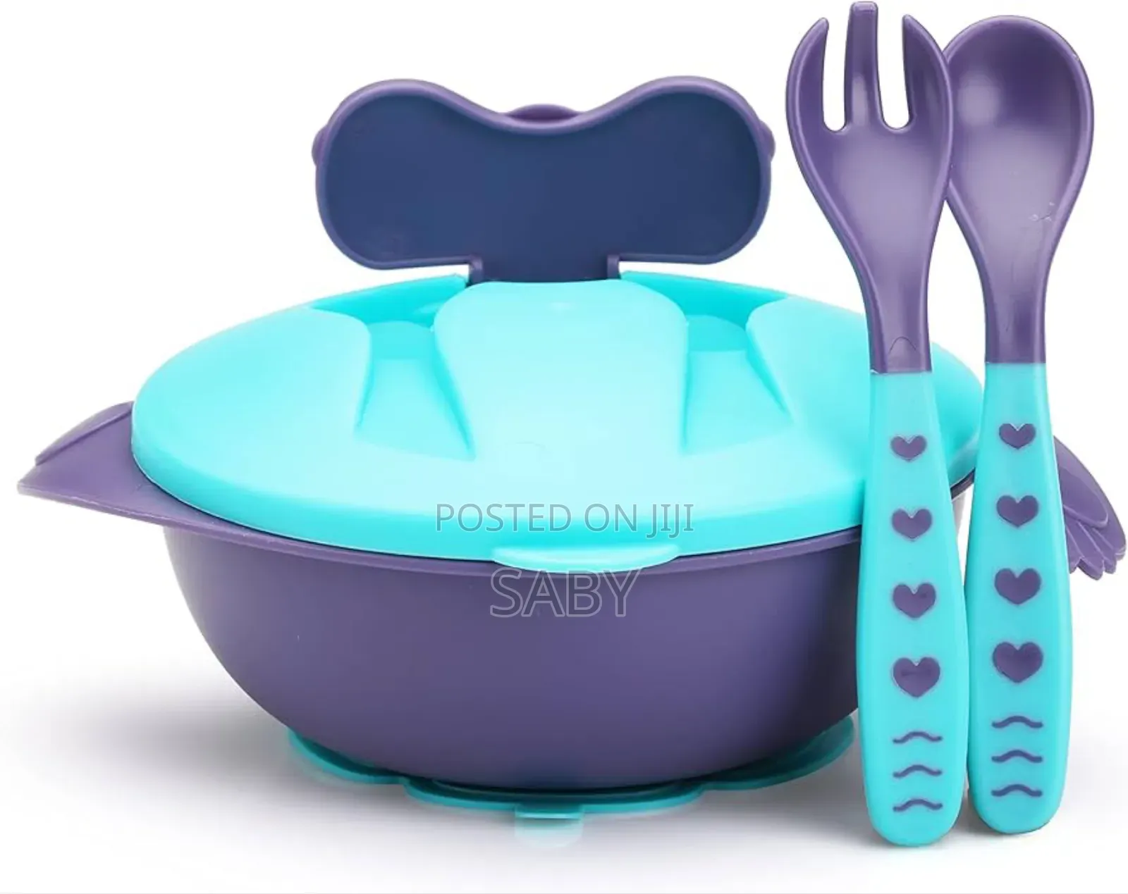Kids Food Bowl With Spoon Fork