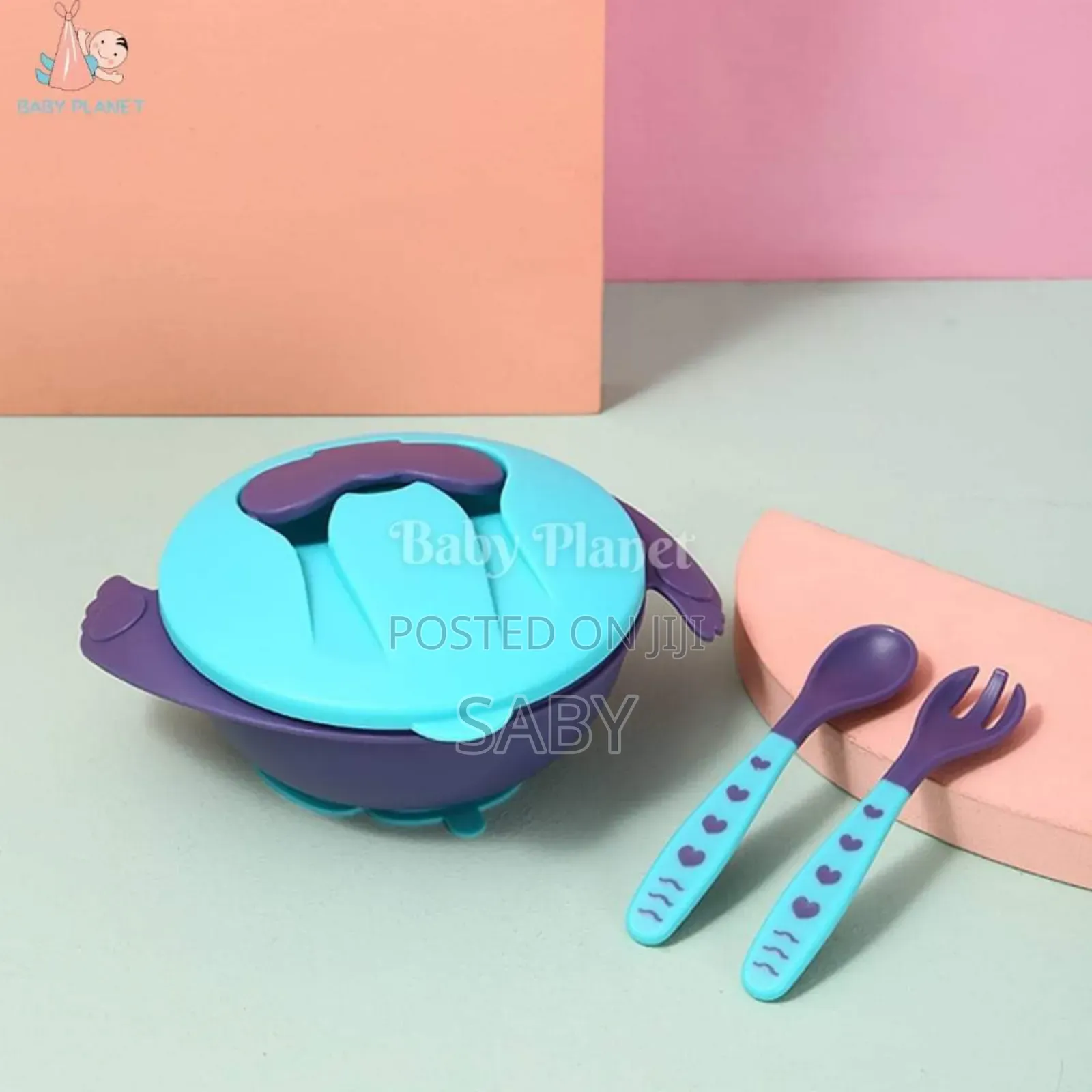 Kids Food Bowl With Spoon Fork