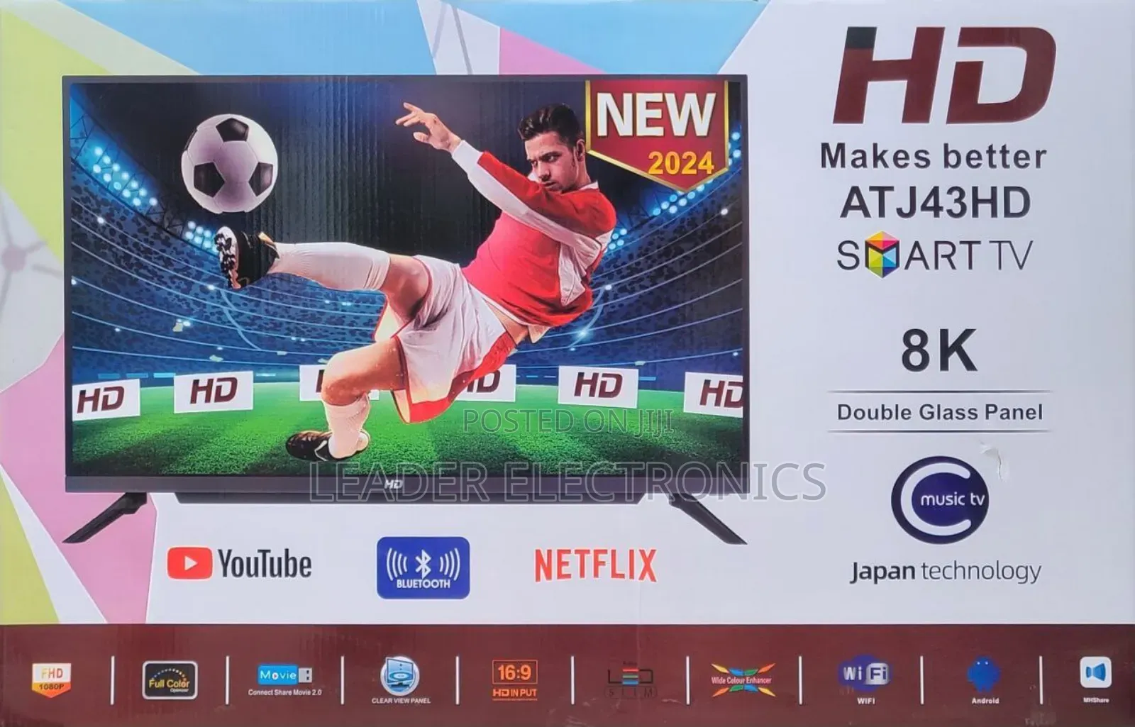 Crystal Clear Picture, Smart Features | Hd 43'' Android Tv