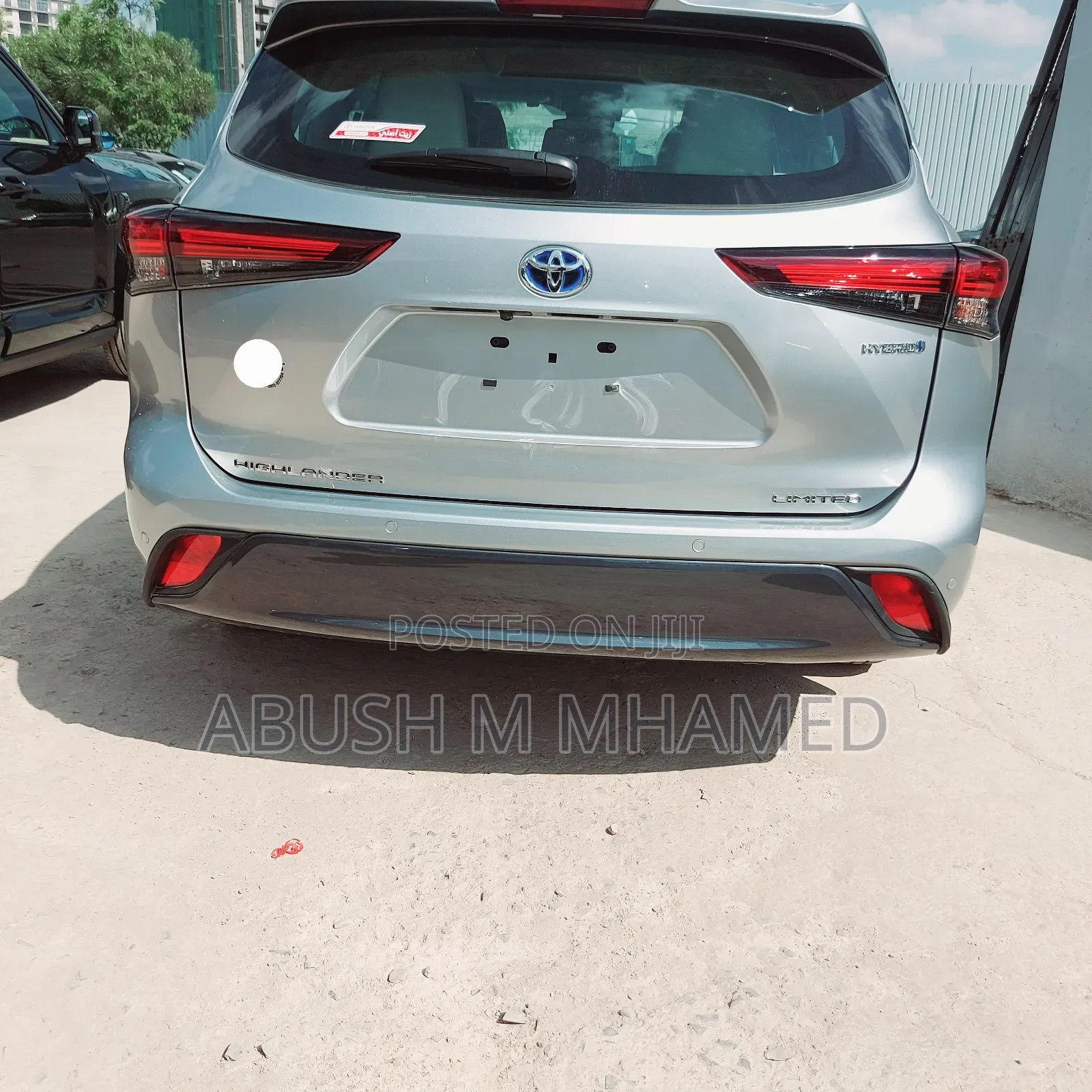 New Toyota Highlander Hybrid 2024 Silver