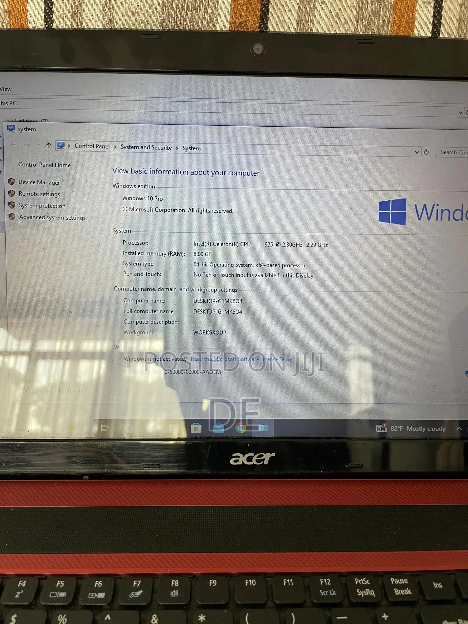 Laptop Acer Aspire 1 4GB Intel HDD 500GB