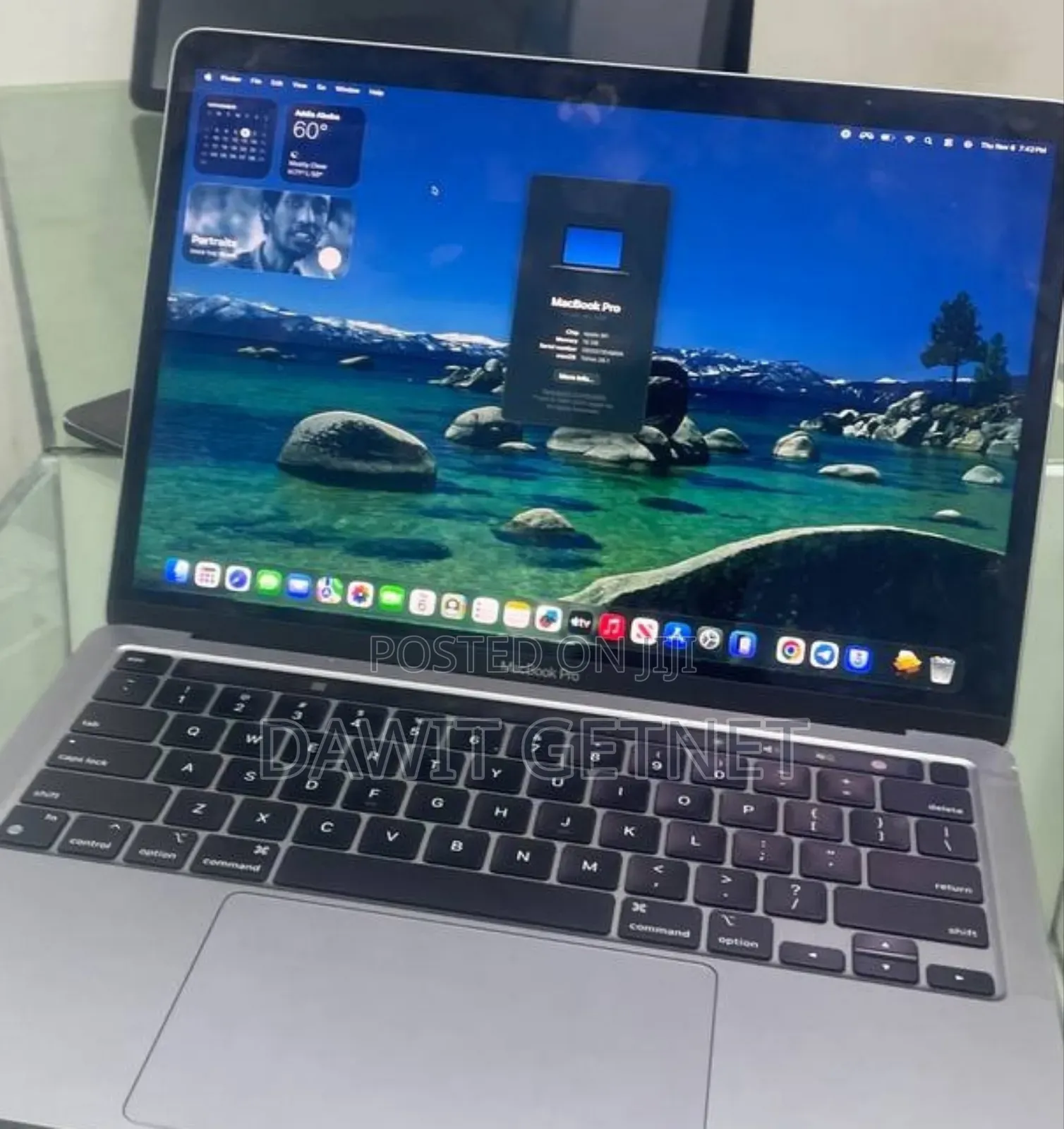 New Laptop Apple MacBook Pro M1 16GB Apple M1 SSD 256GB