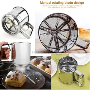 Stainless Steel Flour Sifter/ የዱቄት መንፊያ