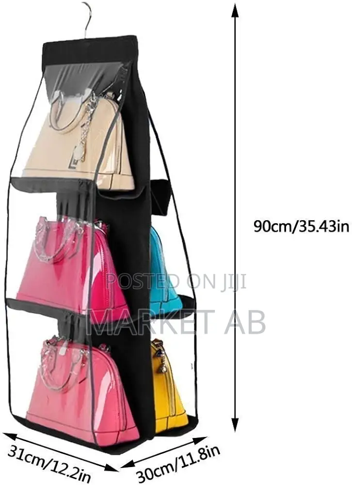 Handbag Organizer እስከ 6 ቦርሳ መያዝ የሚችል