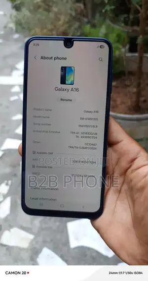 Photo - New Samsung Galaxy A16 128 GB Blue