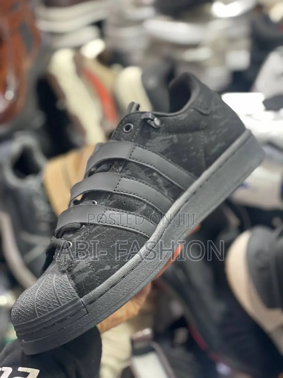 Adidas Superstar Old School Black Suede Fashion