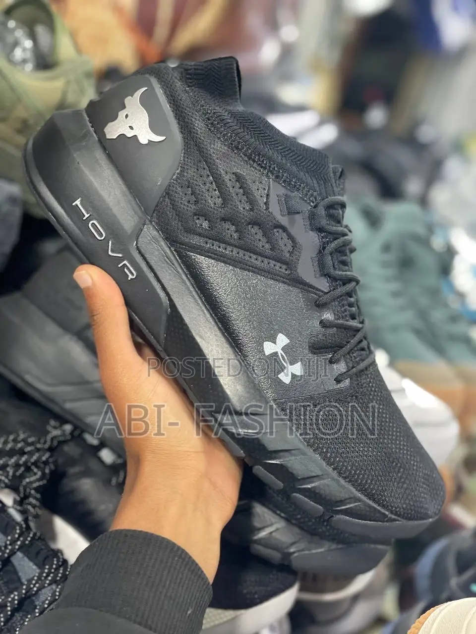 Underarmor Mens Flat Black Casual Shoes