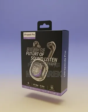 Photo - Ultrapod Pro Earbud: Premium Metallic Finish.