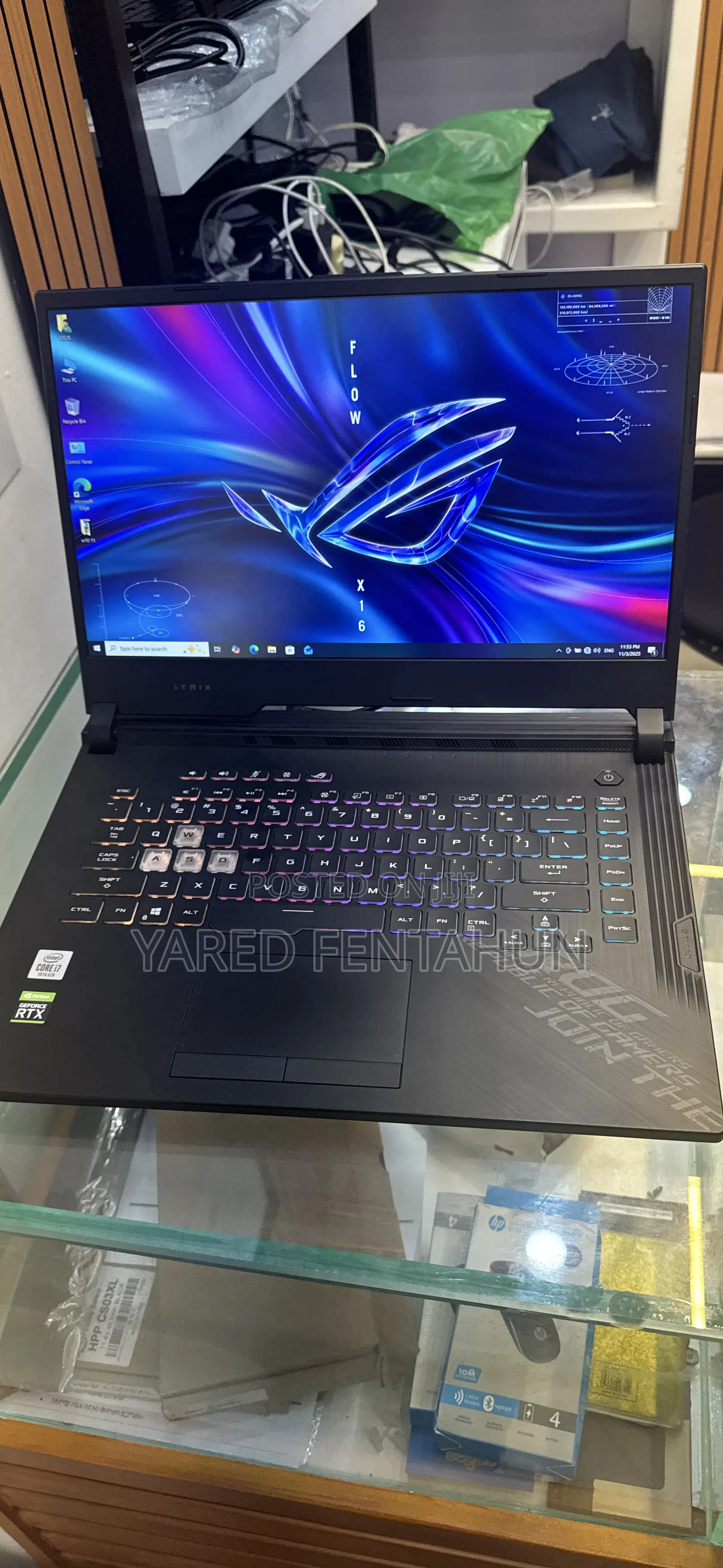 New Laptop Asus ROG Strix G15 16GB Intel Core I7 SSD 512GB