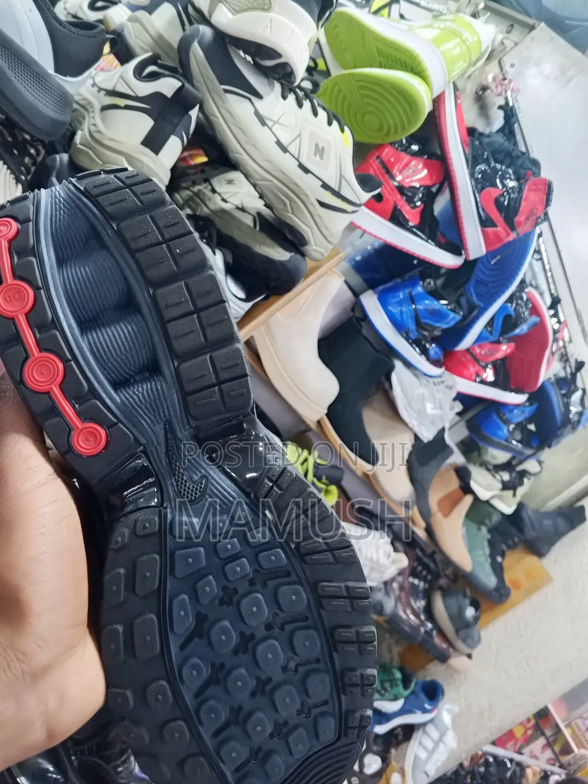 This Is a Nike Air Max Dn Shoe in Ablack Colorway