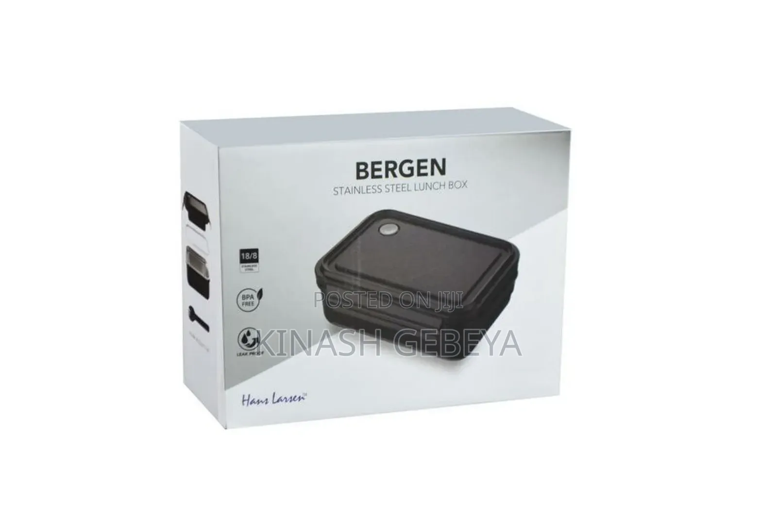 Bergen High Quality Stainless Steel Lunch Box